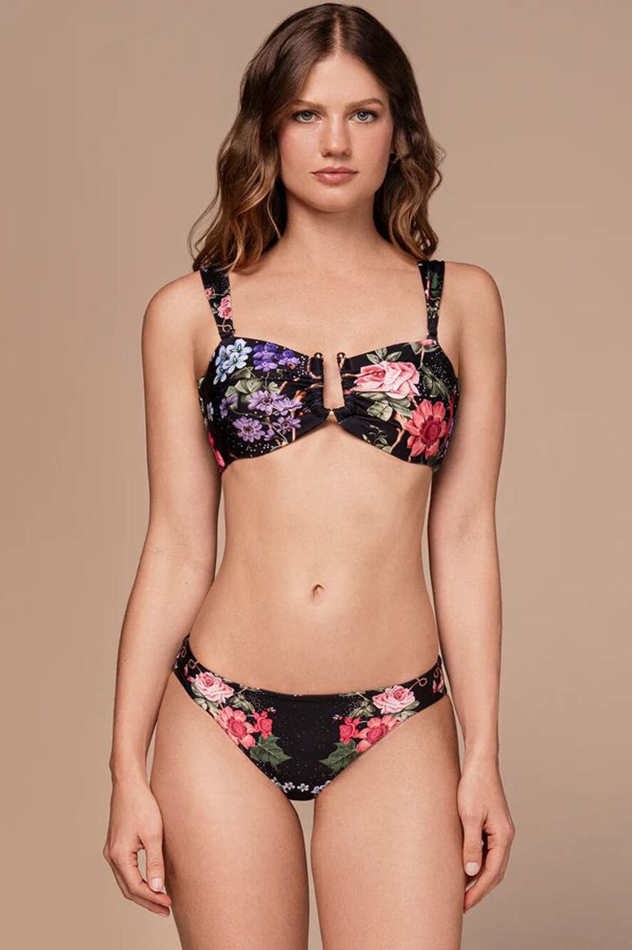 Ola Azul Alana Bloom Bikini Bottom NWT S M L